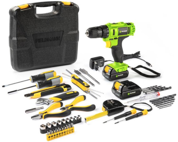Akumulatorska * bušilica FIELDMANN FDV 10205-51AR 12V + pribor (51 delova)