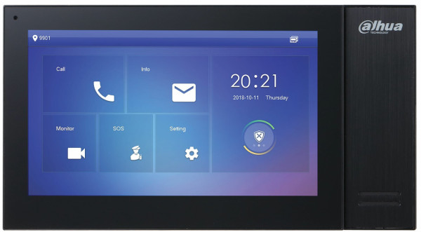 Dahua VTH2421FB-P IP VIDEO INTERCOM HANDS-FREE MONITOR, TOUCH-SCREEN  7 inca TFT LCD