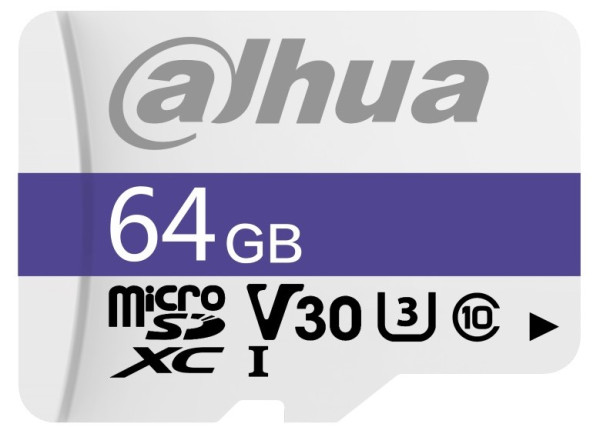DAHUA 64GB C100 MicroSDXC C10/U3/V30 DHI-TF-C100/64GB MEMORIJSKA KARTICA