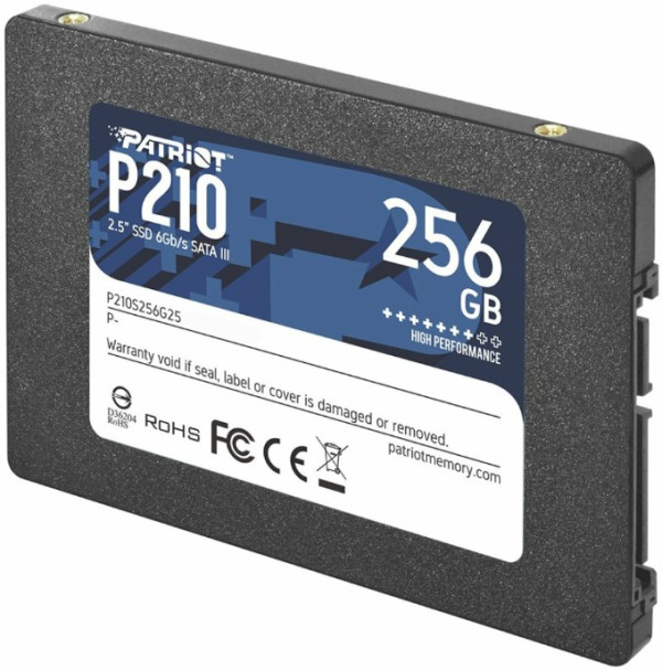 SSD 2.5 SATA3 256GB Patriot P210 530MBs/400MBs P210S256G25