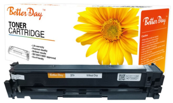 Toner BetterDay 207A(W2212A cip) M255/M283 crg067 zam. kaseta za HP Yellow 1.6k (sa cipom)